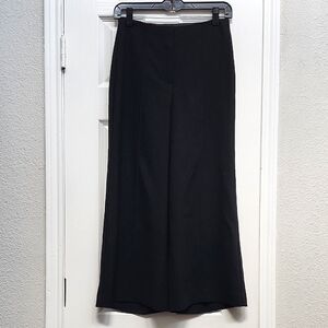 Express Black High Rise Cropped Wide Leg Pants, Size 0R